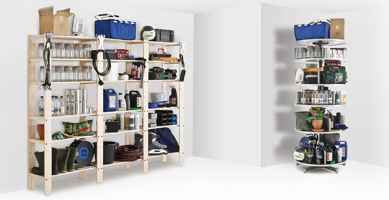 Kellerregal_d moll rotafile platzsparende drehsäule made in germany