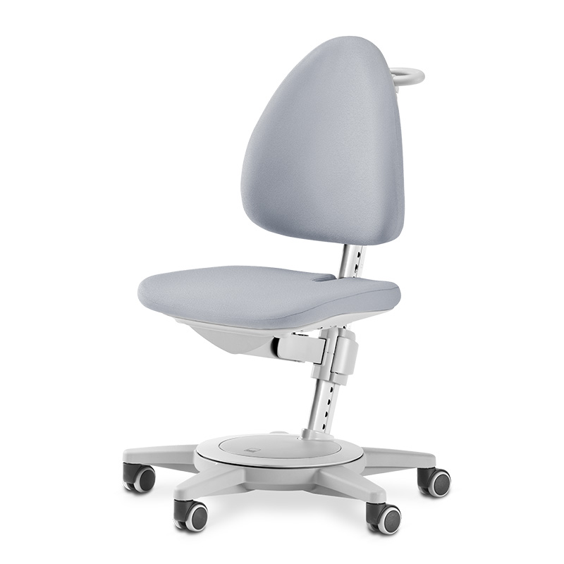 moll-Maximo-grau-grau-01 moll Maximo Kinderdrehstuhl Jugenddrehstuhl verstellbar mitwachsend Rückenlehne Sitztiefe höhenverstellbar