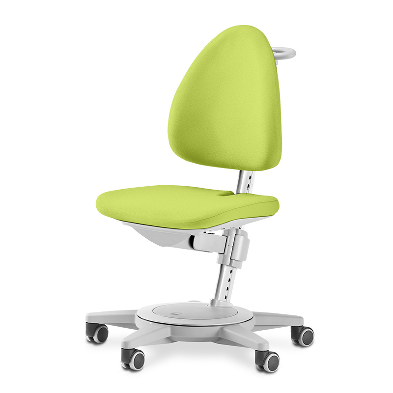 moll-Maximo-grau-gruen-01 moll Maximo Kinderdrehstuhl Jugenddrehstuhl verstellbar mitwachsend Rückenlehne Sitztiefe höhenverstellbar