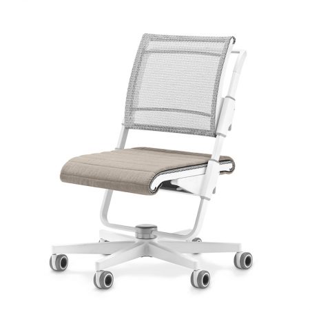 moll unique Drehstuhl S6 Netzruecken Sitzpolster beige ergonomischer Netzstuhl Drehstuhl Schreibtischstuhl moll S6 Design Drehstuhl mit Netzbespannung