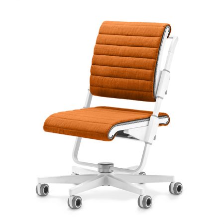 moll unique Drehstuhl S6 Polster orange ergonomischer Netzstuhl Drehstuhl Schreibtischstuhl moll S6 Drehstuhl mit Netzbespannung