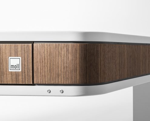 moll-unique-T7-Bedienknoepfe designmöbel von moll unique designschrebtisch T7 elektrisch höhenverstellbar made in germany
