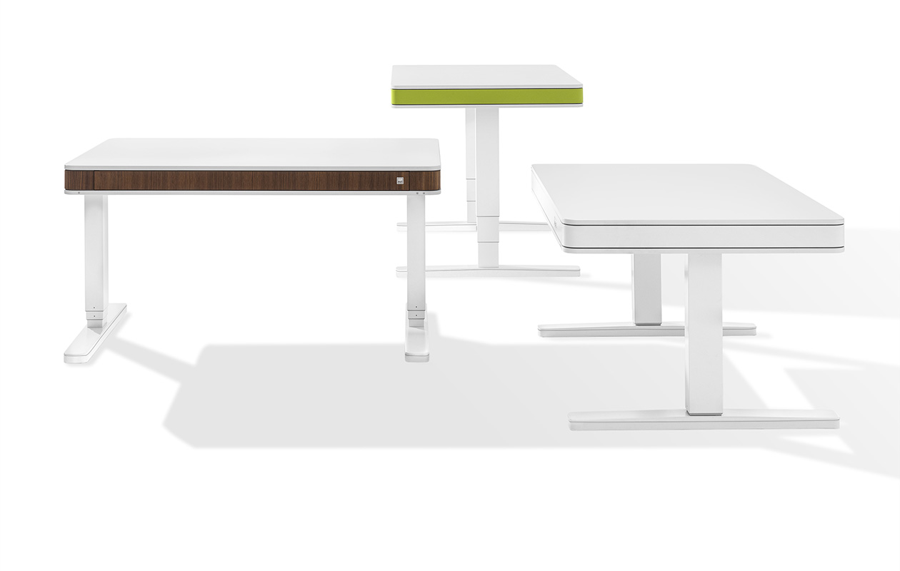 moll-unique-T7-Farbvarianten designmöbel von moll unique designschrebtisch T7 elektrisch höhenverstellbar made in germany