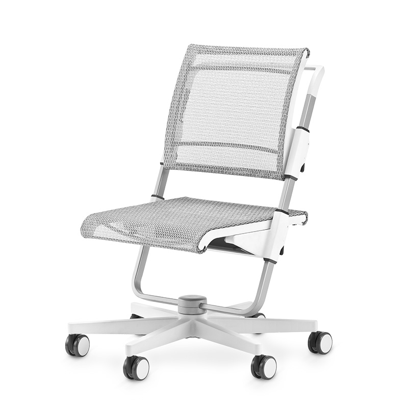 moll-Scooter-weiss-01 moll Scooter Kinderdrehstuhl Jugenddrehstuhl verstellbar mitwachsend Rückenlehne Sitztiefe höhenverstellbar