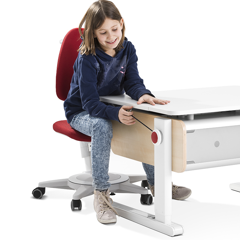 moll kids champion hoehenverstellung mit Jojo Kinderschreibtisch mitwachsende Kindermöbel von moll kinderschreibtische kinderdrehstühle höhenverstellbar neigbar made in germany